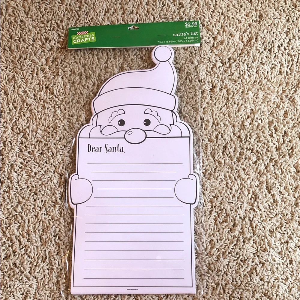 NEW Christmas holiday Craft Packs for kids - Reindeer sets and Letters for Santa